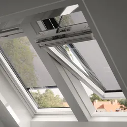 VELUX Markise elektrisch MML FK08 5060S Uni Schwarz