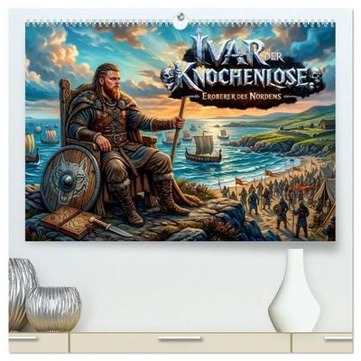 Ivar der Knochenlose - Eroberer des Nordens (hochwertiger Premium Wandkalender 2027 DIN A2 quer), Kunstdruck in Hochglanz