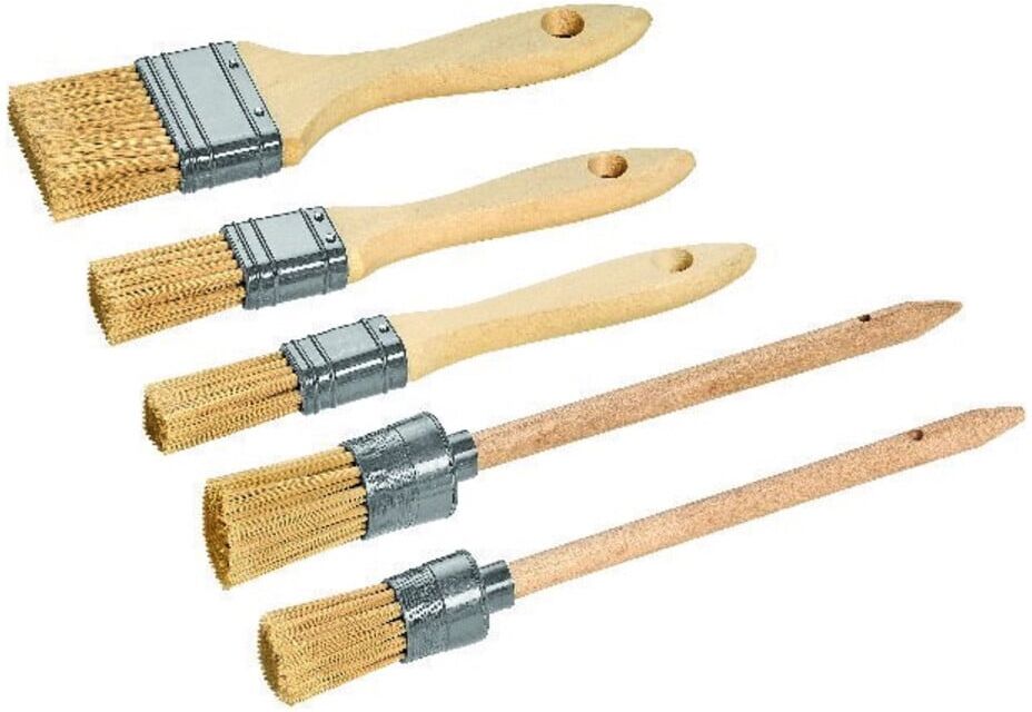 C CIRET Pinsel-Set, 5-teilig Kunstborste, Holzsti. FSC (82620515)