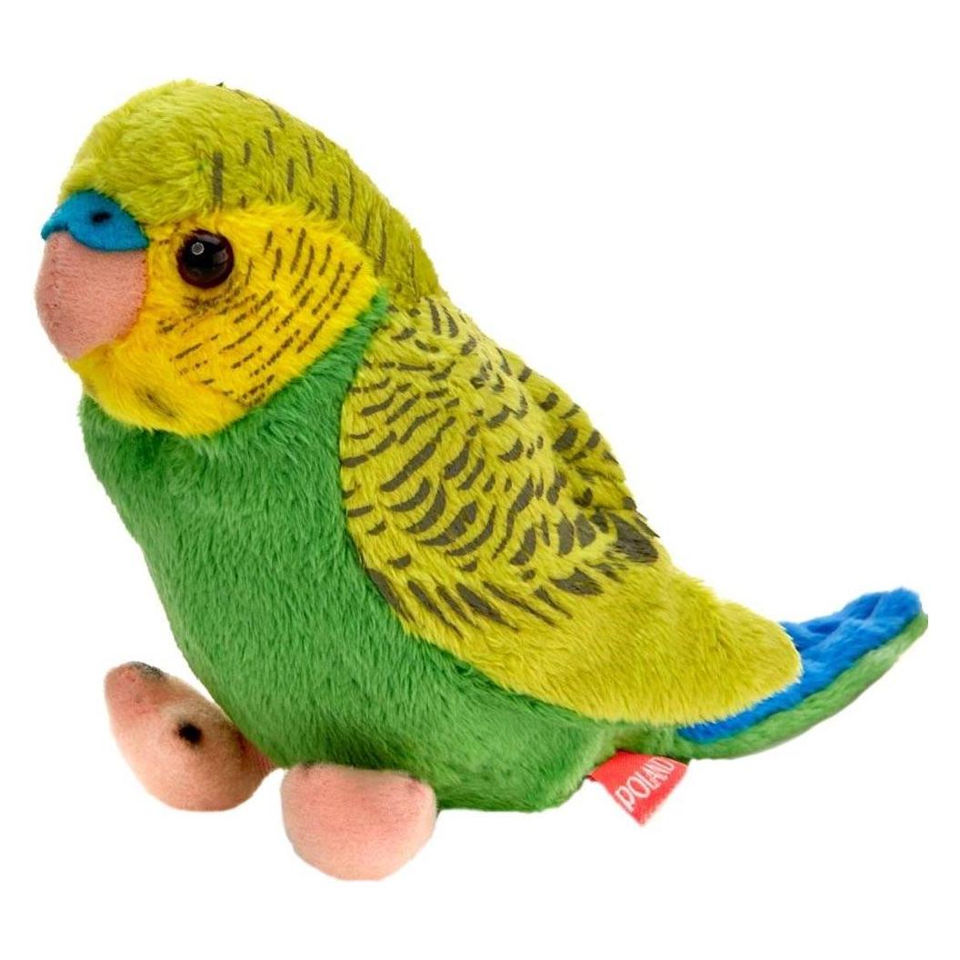 Beppe Parrot mascot green and blue 13 cm (13 cm) (13847)