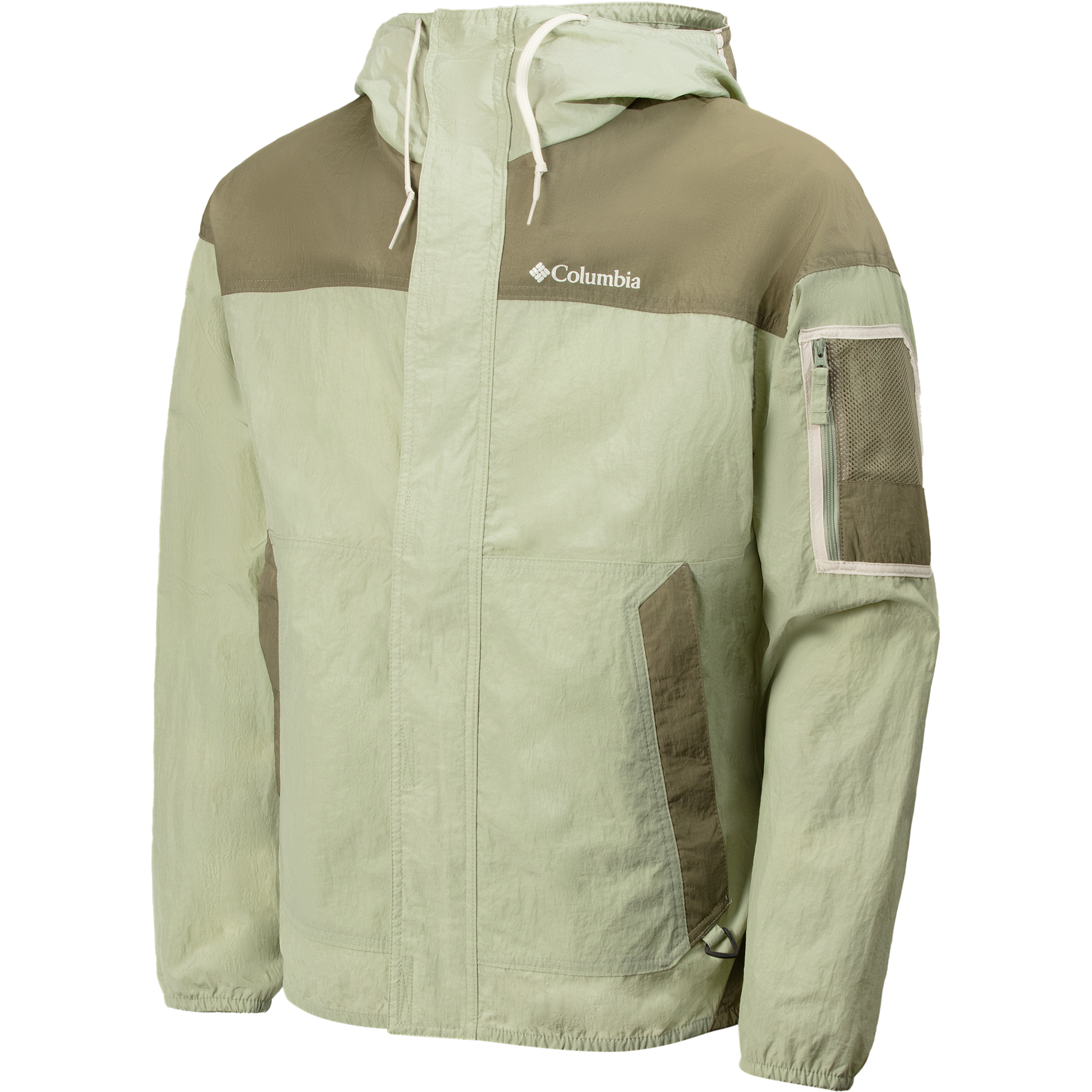 Columbia Challenger II Herren Freizeitjacke, Parkas oliv Größe S Camping Widerstandsfähig