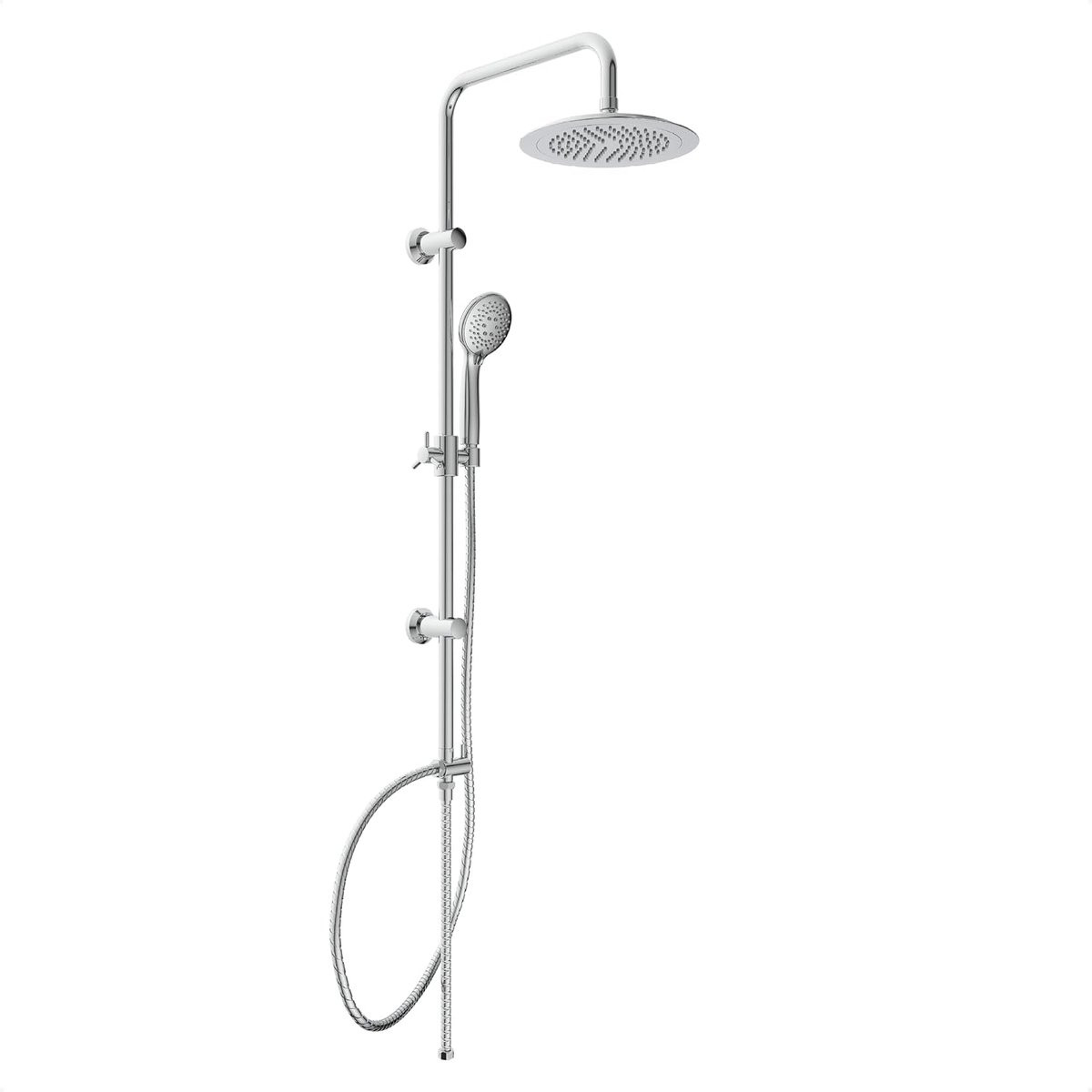 EISL DX12009 Doucheset met regendouche - Chroom - Zonder boren - Lijmset