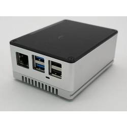 Radxa RockPi_GH_PROLP_SV SBC-Gehäuse Passend für (Entwicklungskits): Rock Pi inkl. passiven Kühler Silber
