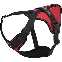 Julius-K9 K9 Longwalk light sele w/trackerpocket,Red,2XL (XXL, Hund), Halsband + Leine