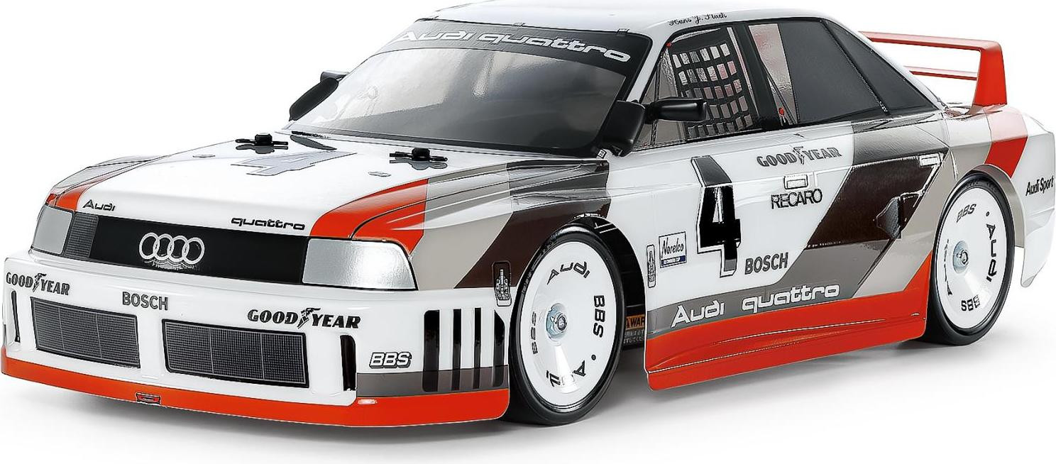 Tamiya 1:10 RC Audi 90 quattro Racing modelauto met TT-02 chassis