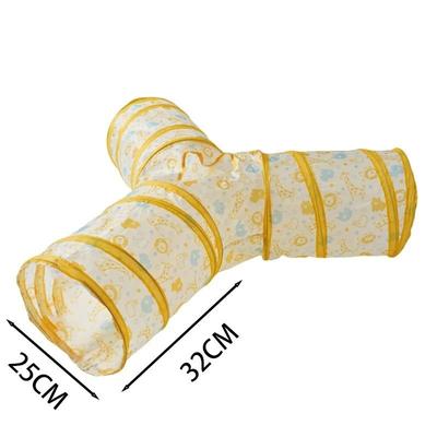 High Reliability Collapsible "Explorer" Pet Tunnel yellow