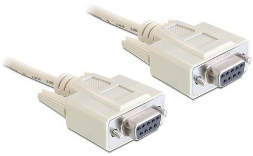 Delock Seriell Anschlusskabel 5m Grau 84250 DVI-Kabel