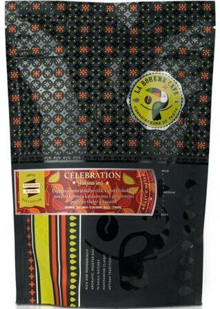 laBohemeCafe La Bohème Café - Célébration 100% Arabica - Kaffeebohnen 226 G - MaxiCoffee