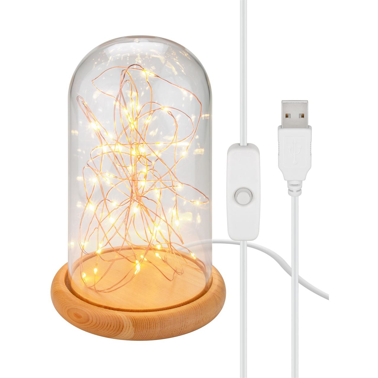 goobay LED Dekoleuchte transparent, 1 St.