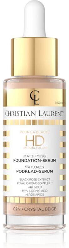 Christian Laurent Pour La Beauté HD 4M Pixel Fusion brightening primer serum for the face shade 02 Crystal Beige 32 ml