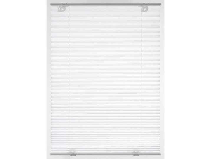 Dachfensterplissee GARDINIA Plissee mit Saugnäpfen , weiss (weiß), B:47cm H:100cm, Obermaterial: 100% Polyester, Plissees, Dachfensterplissee, passend für Velux Dachfenster, in Crush-Optik
