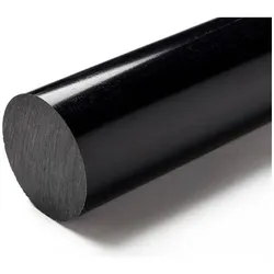 RS PRO, Profil + Stange, Nylon-Rundstab, Nylon Schwarz 1.15g/cm3, Ø