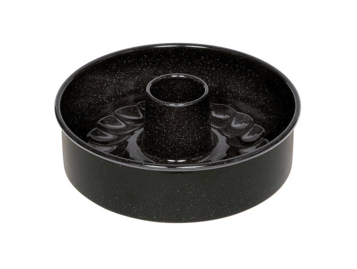 Riess Backform Classic, Schwarz, Metall, rund, 8 cm, kratzfest, Backen & Backzubehör, Backformen