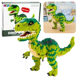 Velociraptor Dinosaurier Bausteinset 3D-Figur 1457 Teile.