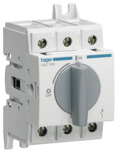 Hager HAC306 Lasttrennschalter 3polig 63A 415V