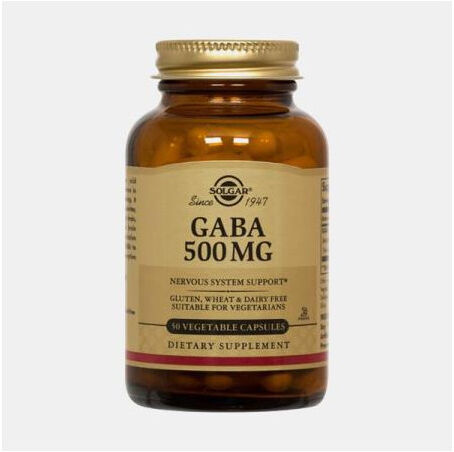 GABA 500mg 50 CAPSULAS SOLGAR