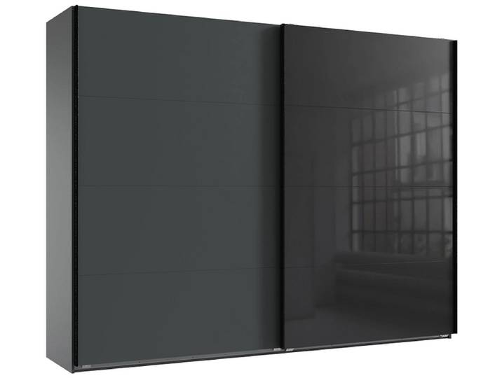 Schwebetürenschrank MIDNIGHT grafit 3 Türen
