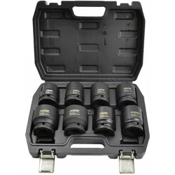 Awtools, Steckschlüssel + Stecknuss, IMPACT STECKSCHLÜSSEL-SET 3/4 8-tlg. SCHWARZE LINIE