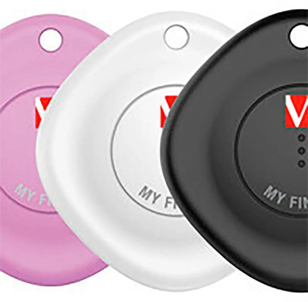 Verbatim My Finder Bluetooth Tracker, 1x3 stuks, zwart, wit, paars, MYF-03 32132