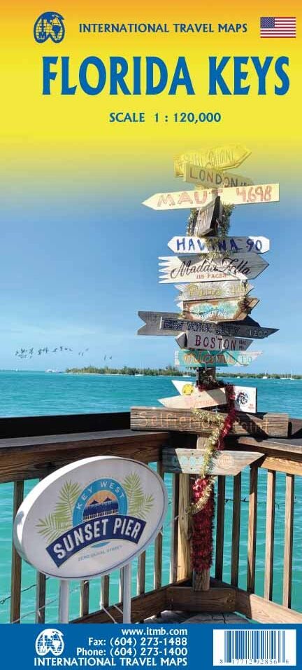 Carte de voyage - Keys (Floride)   ITM