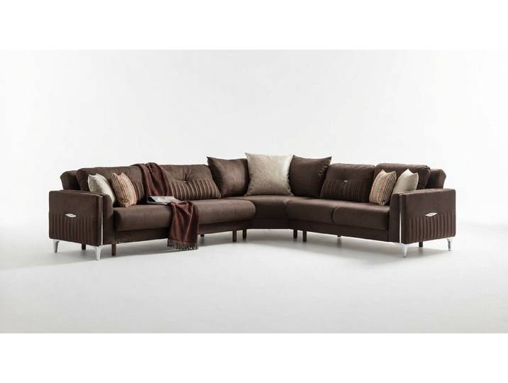 Xlmoebel Ecksofa L-Form Sofa – Stilvolles Design, hoher Komfort & viel Platz, Ecksofa 3 Teile, Made in Europa