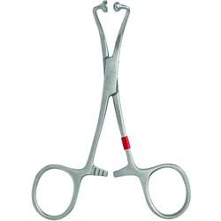 Einmal-Backhausklemme,  stumpf, 115 mm, 25 Stück, EO steril