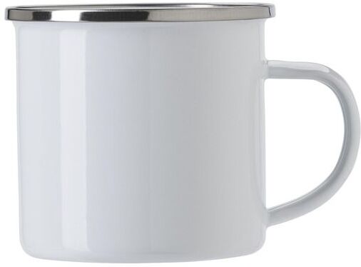 Mug Émaillé Personnalisé en Acier Inoxydable - Jamaal métal acier inoxydable blanc acier inoxydable recyclé