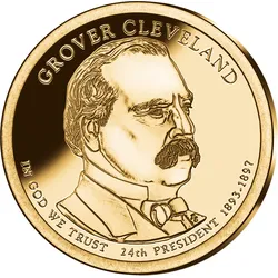 22. US-Präsidenten Dollar 'Grover Cleveland'