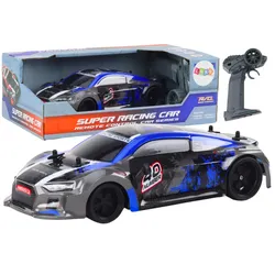 RC Ferngesteuertes Auto 1:18 Gummiräder Drift Blau