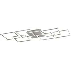 Q SMART HOME LIGHTS LED-Deckenleuchte Q-Inigo Alu, Eisen, Stahl & Metall Silber