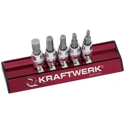 Kraftwerk, Steckschlüssel + Stecknuss, Zoll-Innensechskant-Satz MAGALU