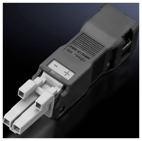 Rittal 2500610 SZ 2500.610 Netz-Steckverbinder flexibel: 0.25-1mm² starr: 0.25-1.50mm² Polzahl: 2 1St.