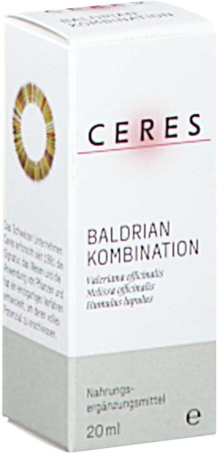 Ceres Baldrian Valeriana Kombination Tropfen 20ml