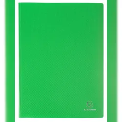 Exacompta 8883E 8x Sichtmappe aus PP 500μ, 80 transparenthüllen OPAK - A4 - grün