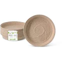 greenbox - Kakaopapier-Backformen ∅ 18 cm, rund, braun, 50 St.