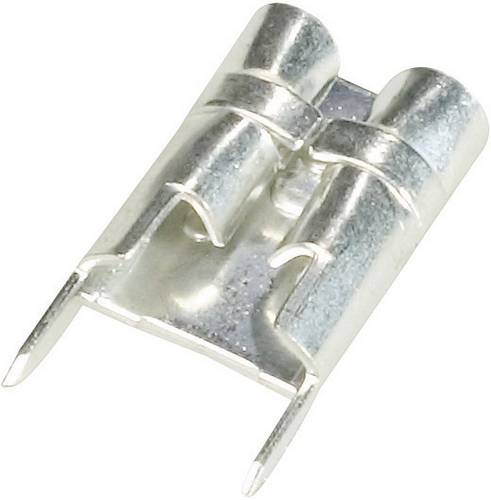 Vogt Verbindungstechnik 3826F08.68 Flachsteckhülse zum Einlöten in gedruckte Schaltungen Steckbreite: 4.8mm Steckdicke: 0.8m