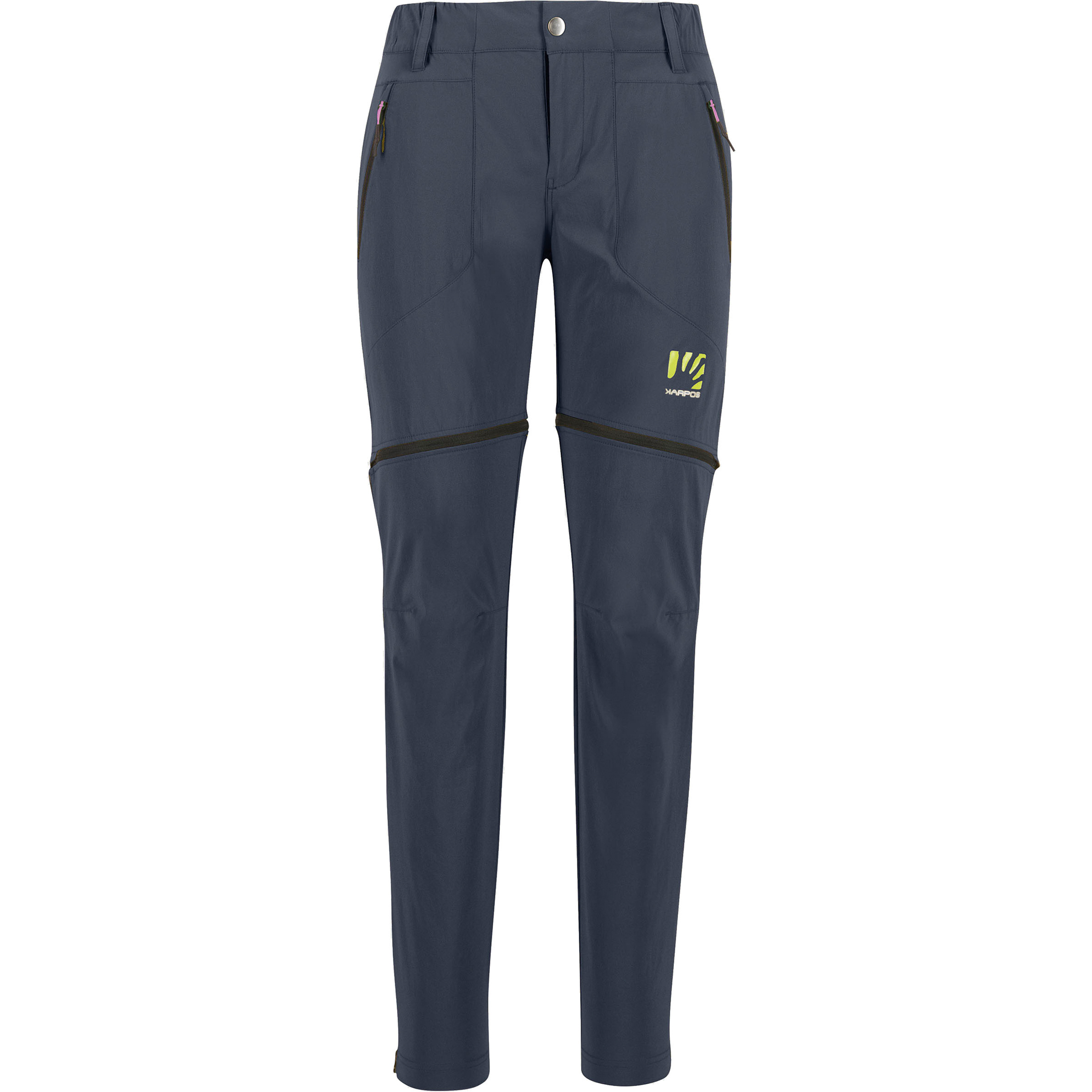 Karpos Bosconero Zip-off Hose Damen Zip-Hosen blau Größe L Trekking Wasserabweisend