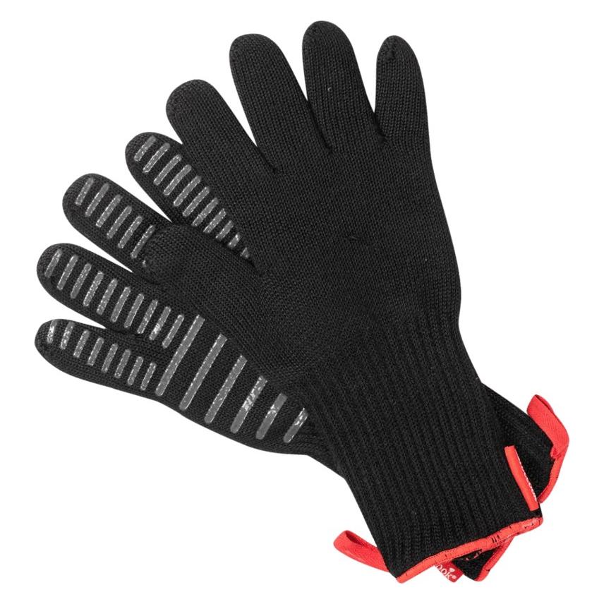 Barbecook Premium-Handschuhe schwarz (Aramidfaser, Handschuhe mit feuerfesten Silikonstreifen, Silikon) (BC-ACC-7052)