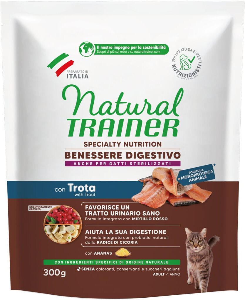 Natural Trainer Gatto Sensitive Trota 300G