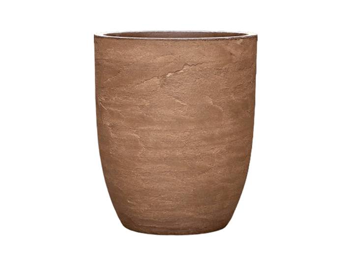 Hochwertiger In- & Outdoor Blumentopf „Alger Partner“, verschiedene Grössen Braun Baq Design