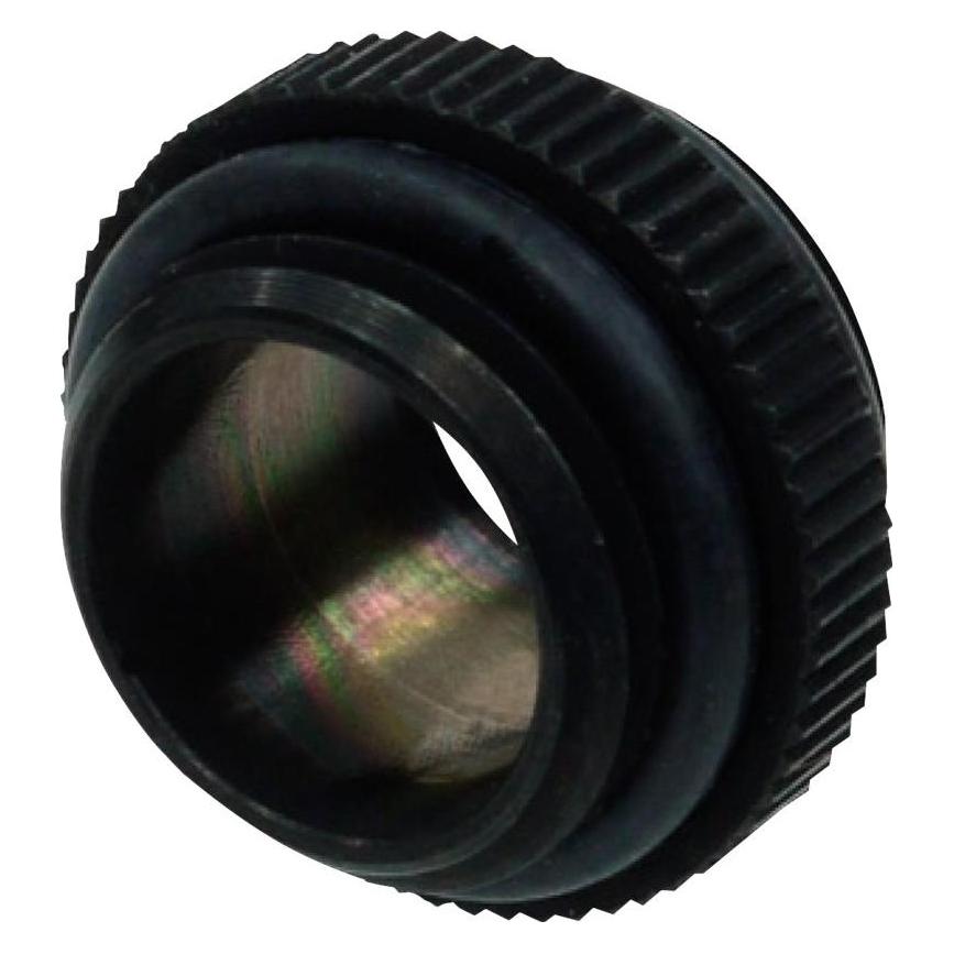 Alphacool HF Doppelnippel G1/4 AG auf G1/4 AG mit O-Ring Deep Black (17037)