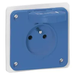 Legrand 057671 Einbau SCHUKO Steckdose P17 Tempra 16A blau franz. Standard