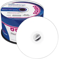 MediaRange CD-R - printable, 50er-Spindel (50x), Optischer Datenträger