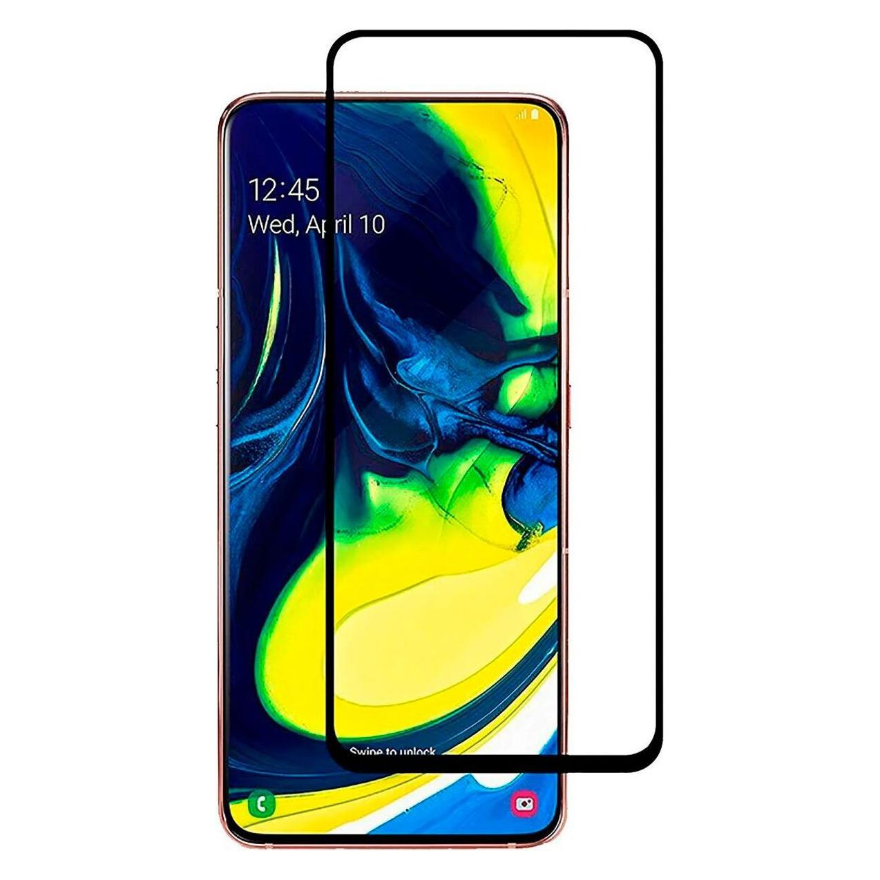 Evelatus Galaxy A80 Black Frame (Full Glue) (Samsung Galaxy A80) (EVELATUS)