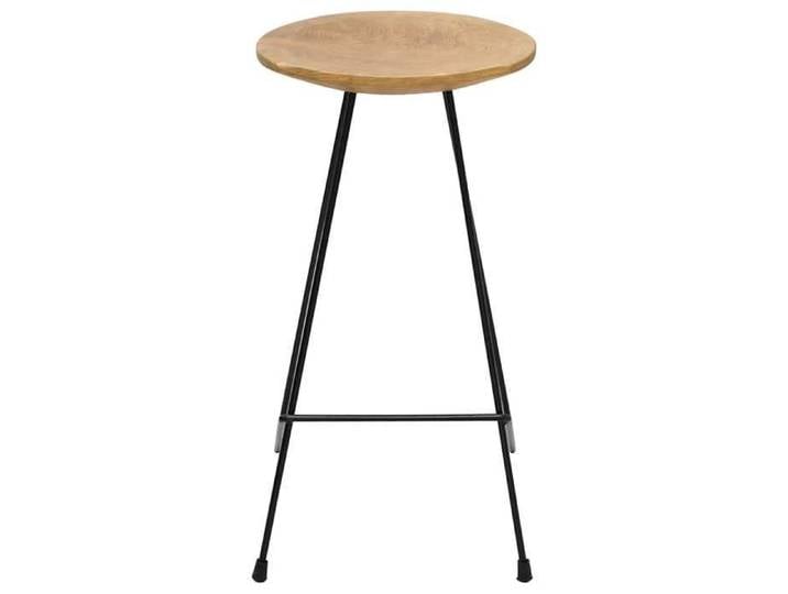 Elegant Tabourets de bar lot de 2 bois de teck massif - Chaise Bar Haute(1parcel)23588