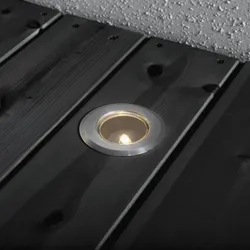 Konstsmide 7482-000 Bodenspot Erweiterungsset Edelstahl 304, klares Glas