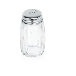 WAS Germany - Pfefferstreuer Set, Ø 3,5 cm, Höhe 7 cm, Set á 12 Stück, Edelstahl, Glas