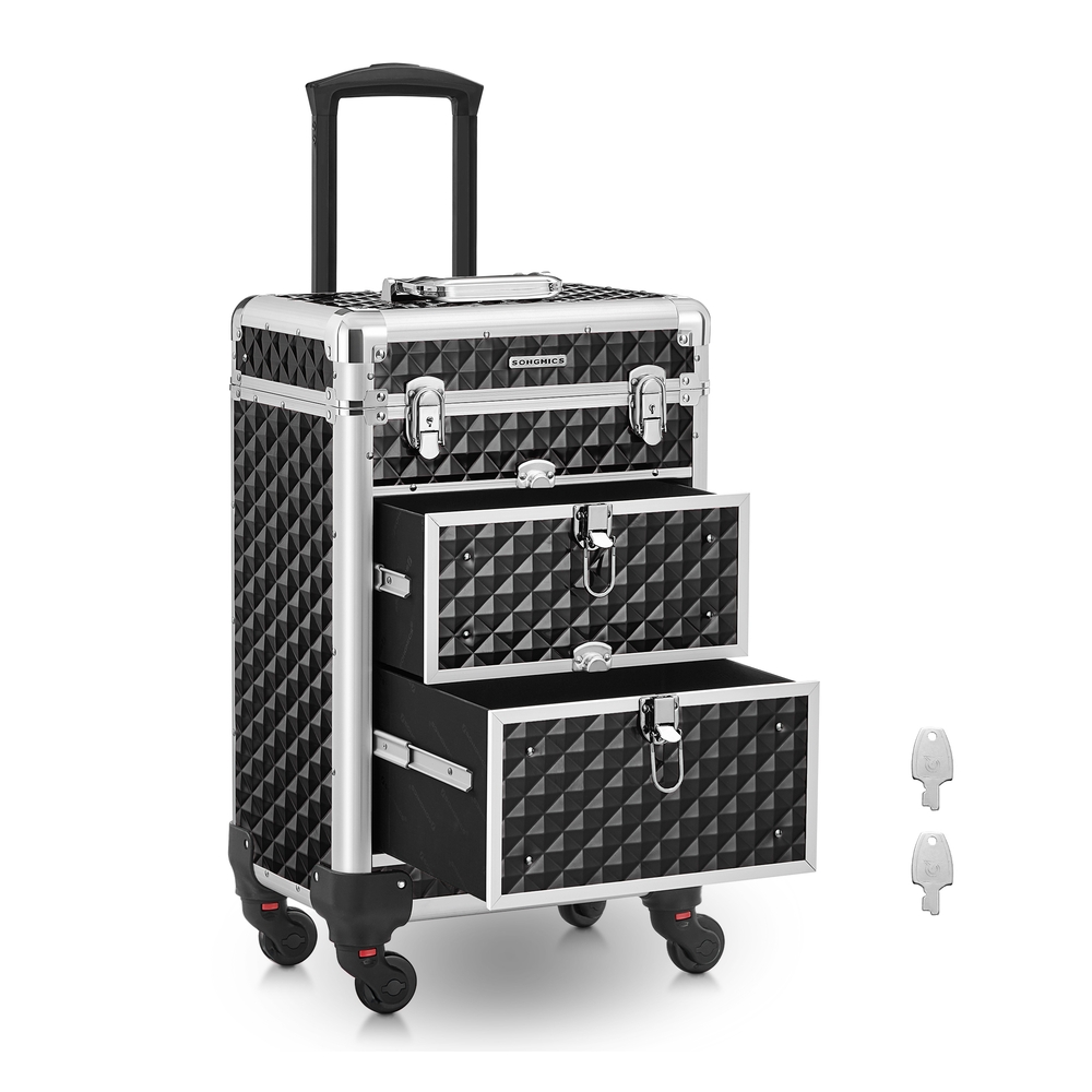 SONGMICS Kosmetikkoffer Trolley JHZ08BK