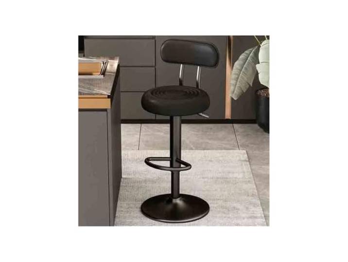 Bvn5kQ3dy Barstühle Lift 61–81 cm drehbarer Barhocker, multifunktionaler Hochhocker(Schwarz)