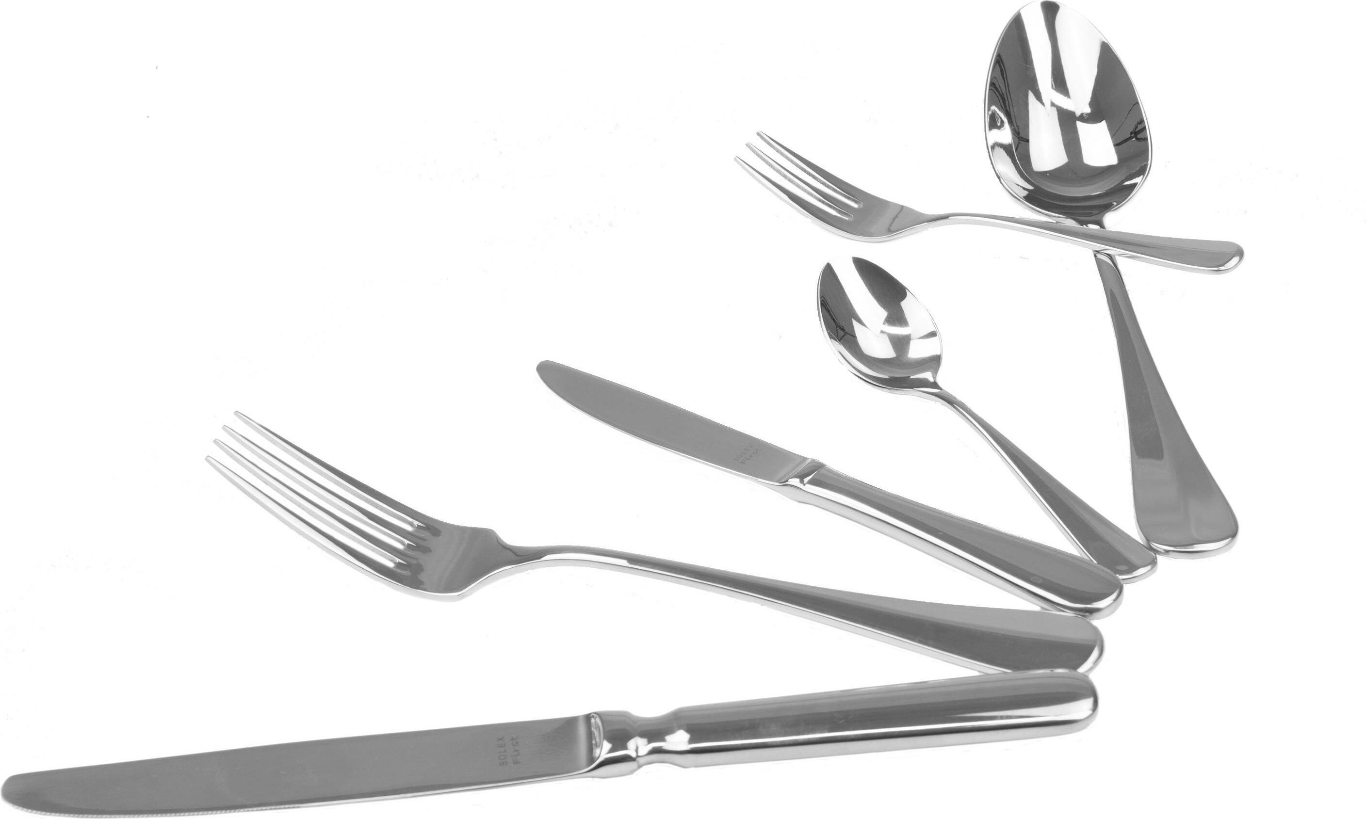 Solex Baguette Besteckset 72 teilig für 12 Personen inklusive Buttermesser